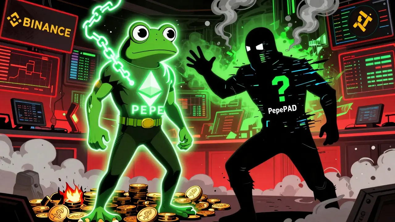 What is PepePAD (PEPE) crypto coin? Understanding the meme coin and its confusion with PEPE