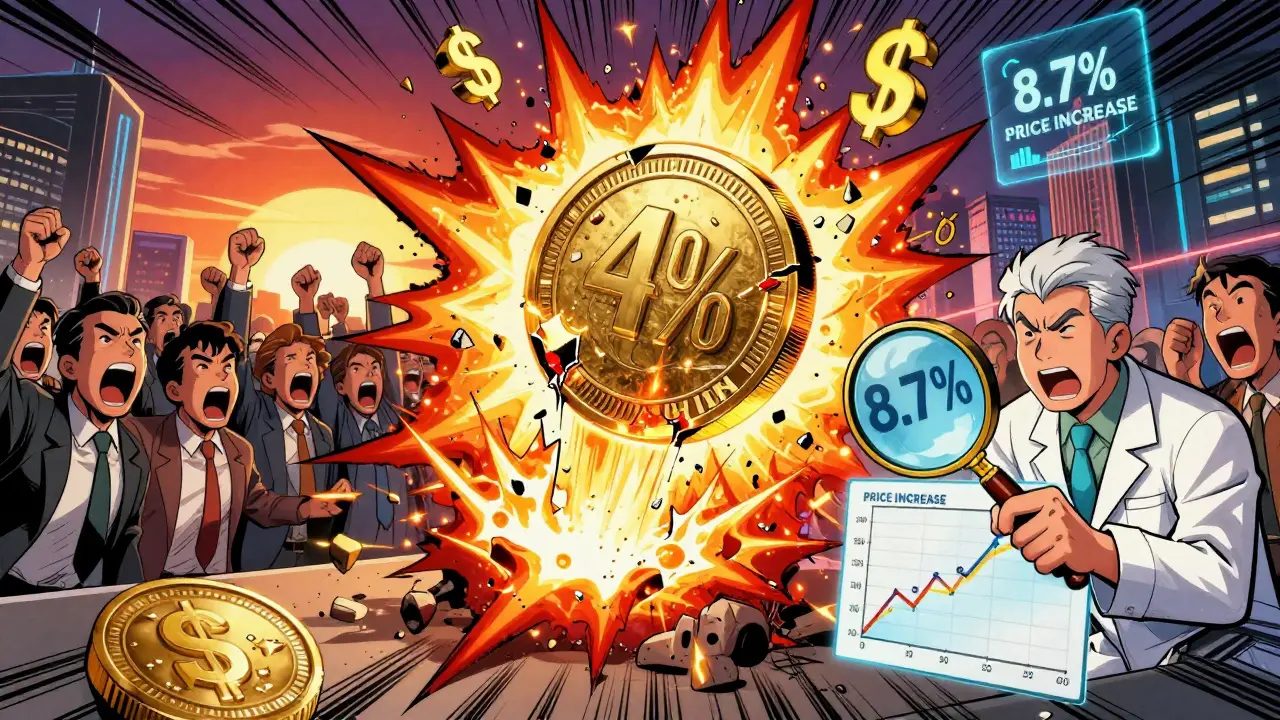 A destroyed token explodes while a risen SHIB token glows after a massive burn, with an MIT research graph in the background.
