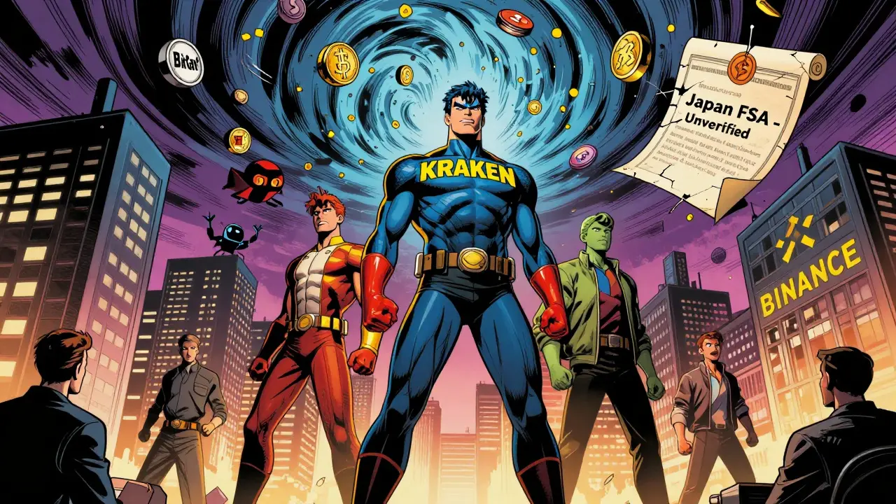 Regulated exchanges like Kraken and Binance shielding users from a storm of chaotic BitKan bots and fake licenses.