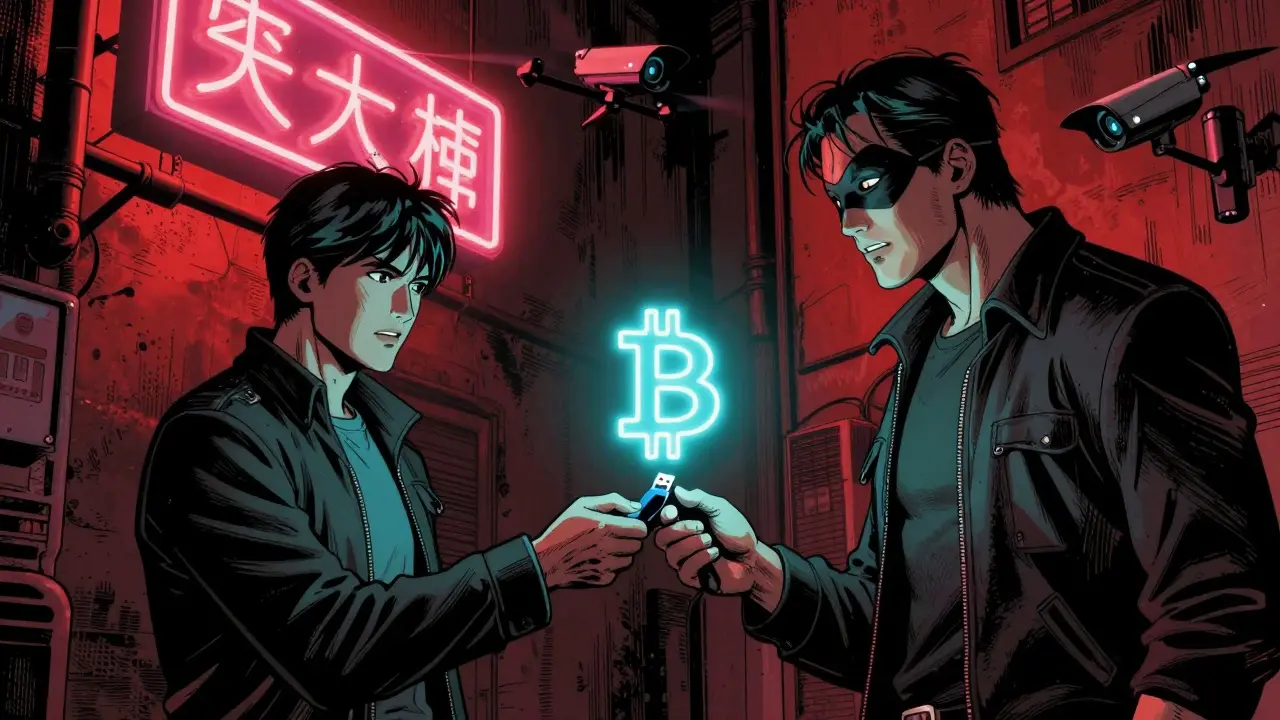 Underground Crypto Market Premiums in Banned Jurisdictions