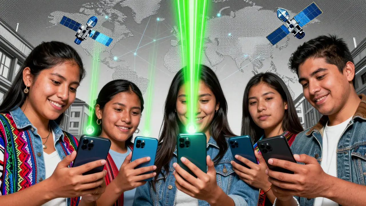 Citizens using smartphones for secure global crypto payments.