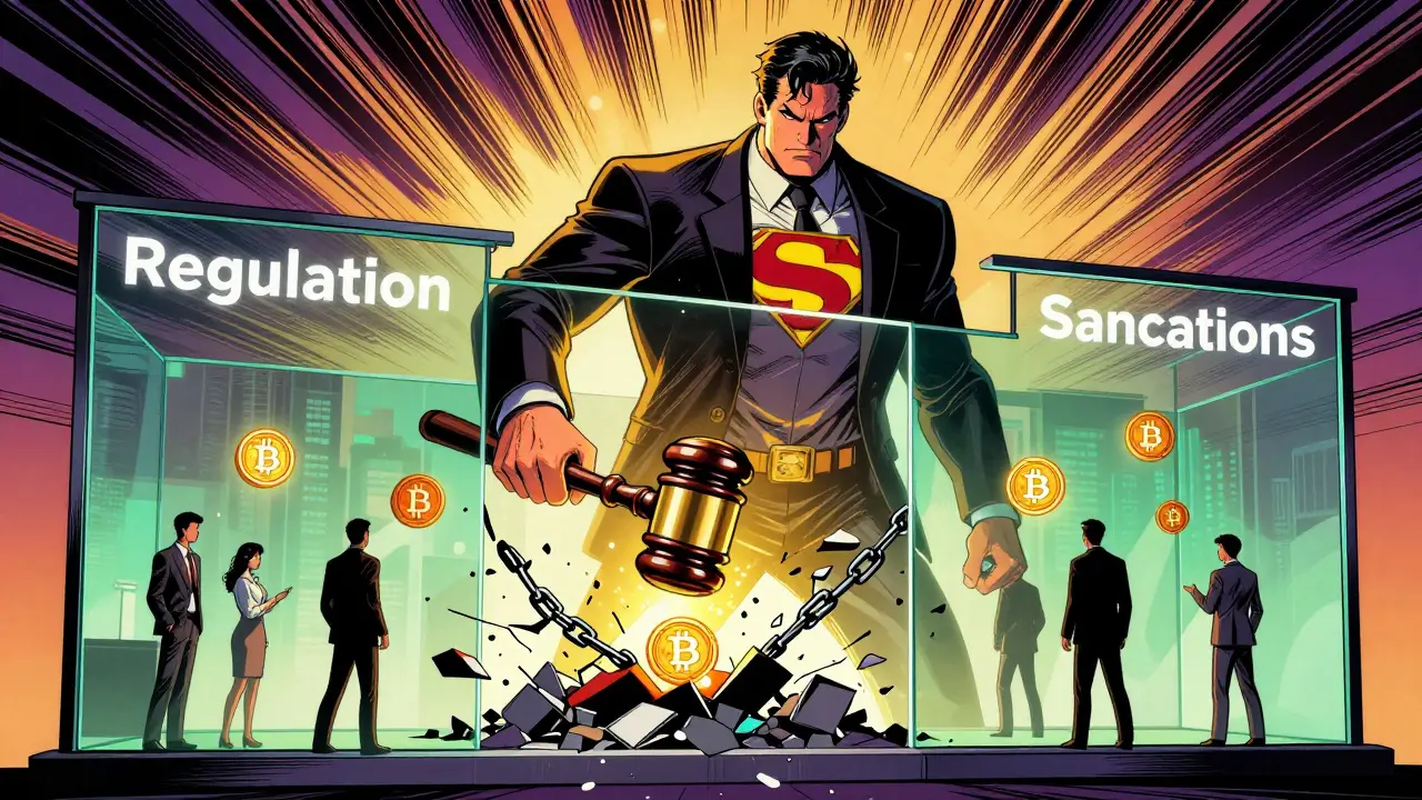 Bank of Russia regulating crypto market in superhero style