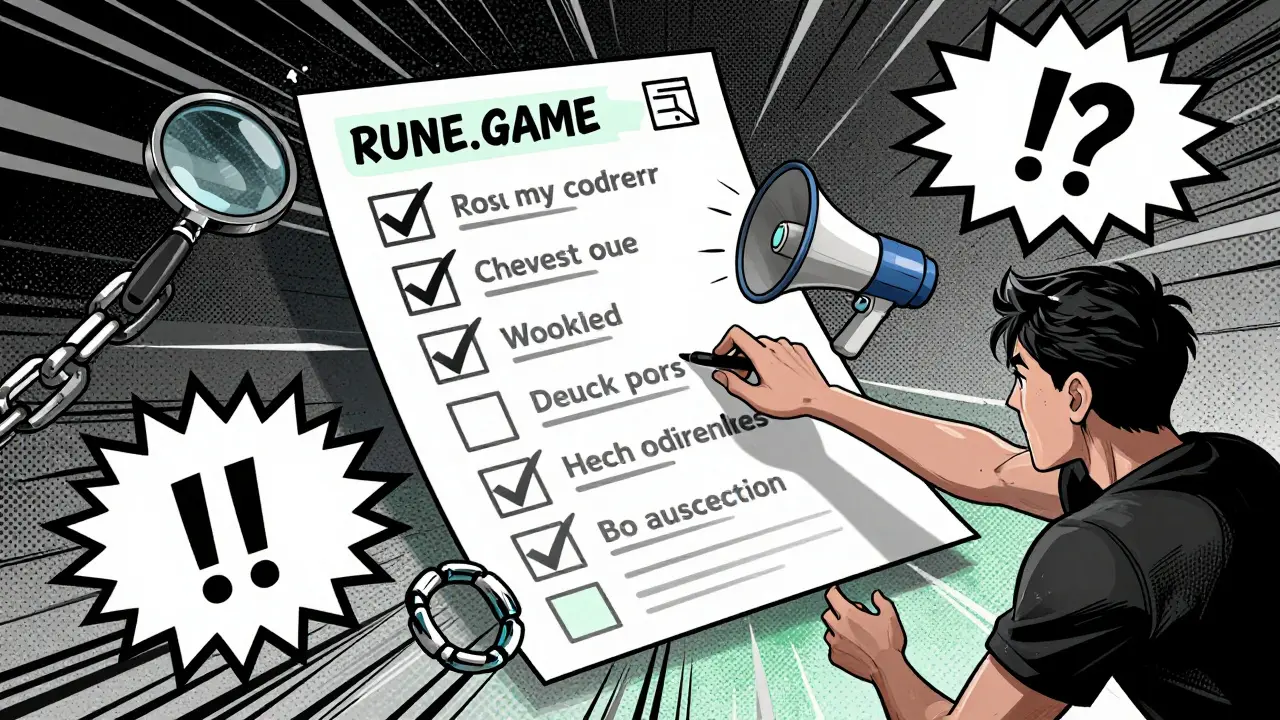 Comic style illustration of a gamer completing social media task checklist