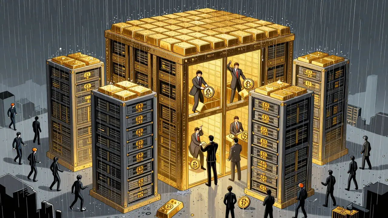 Fortress of institutional Bitcoin holding firm against storms