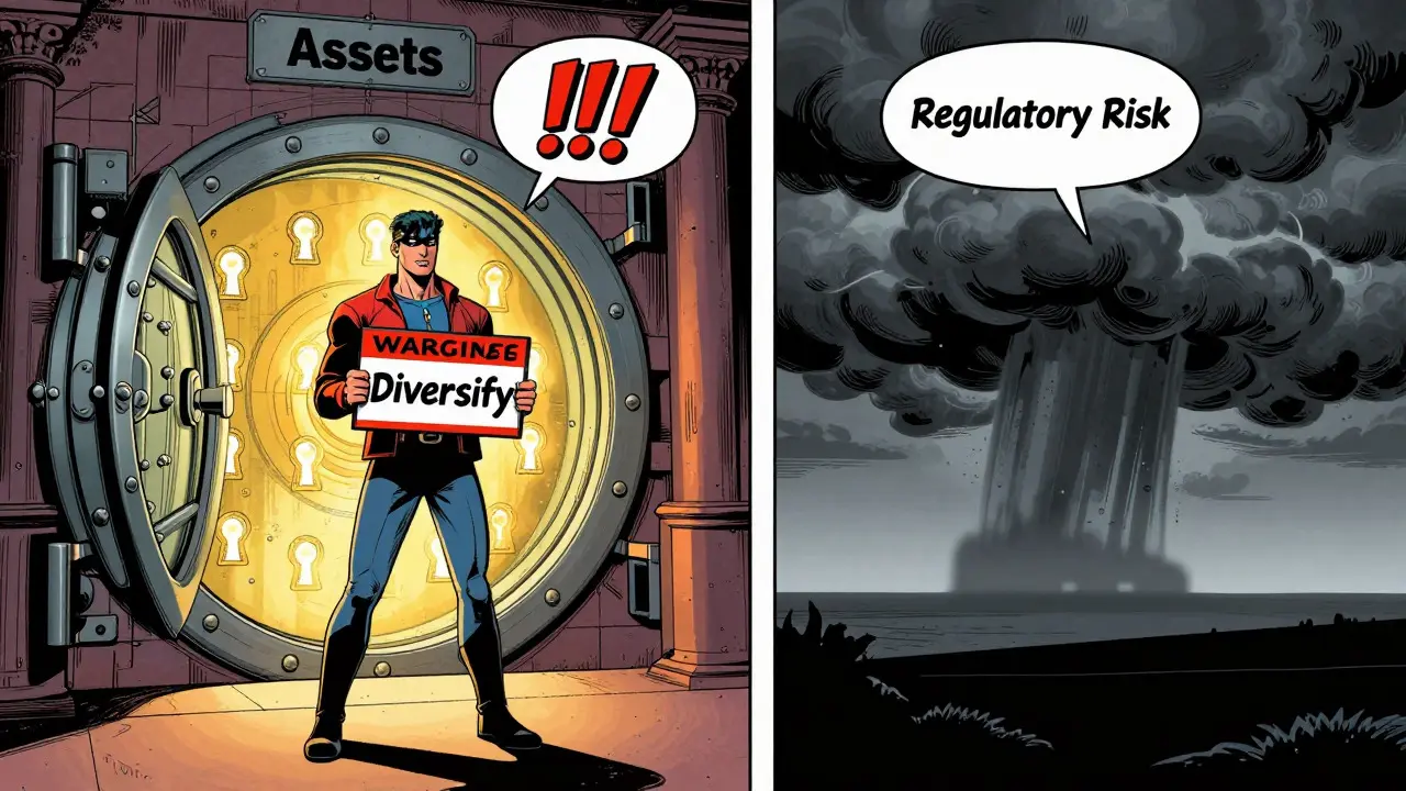 Hero guarding assets against regulatory storm